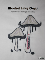 Alcohol Inky Caps PDF Pattern